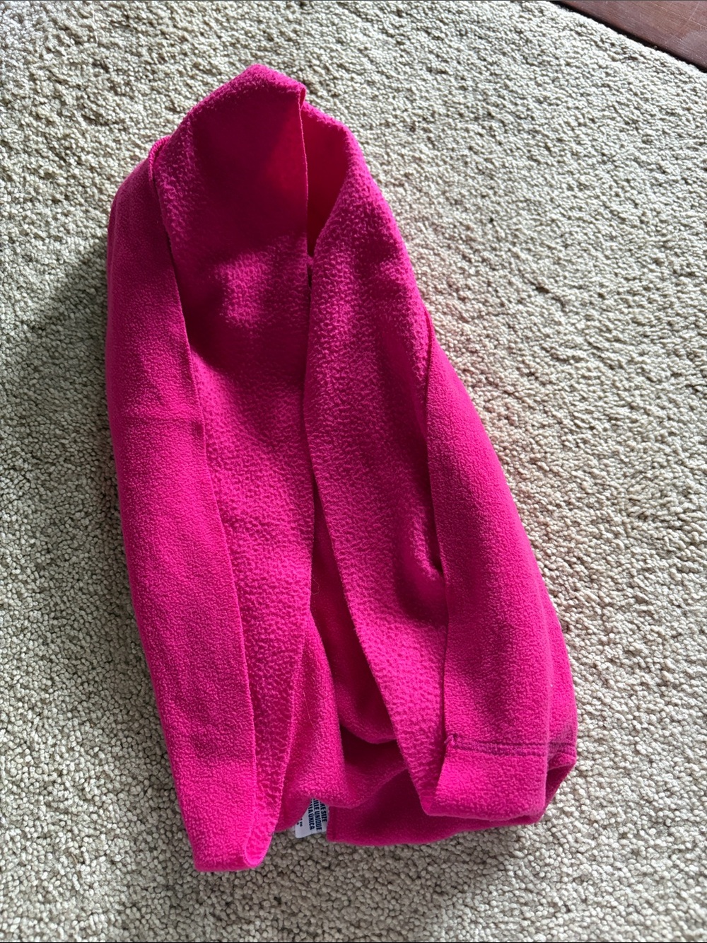 Old Navy Hot Pink Fleece Scarf Wrap